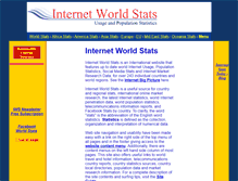 Tablet Screenshot of internetworldstats.com